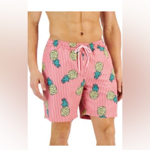 Club Room
Men's Pineapple Stripes Swim Trunks/size M - Picture 1 of 1